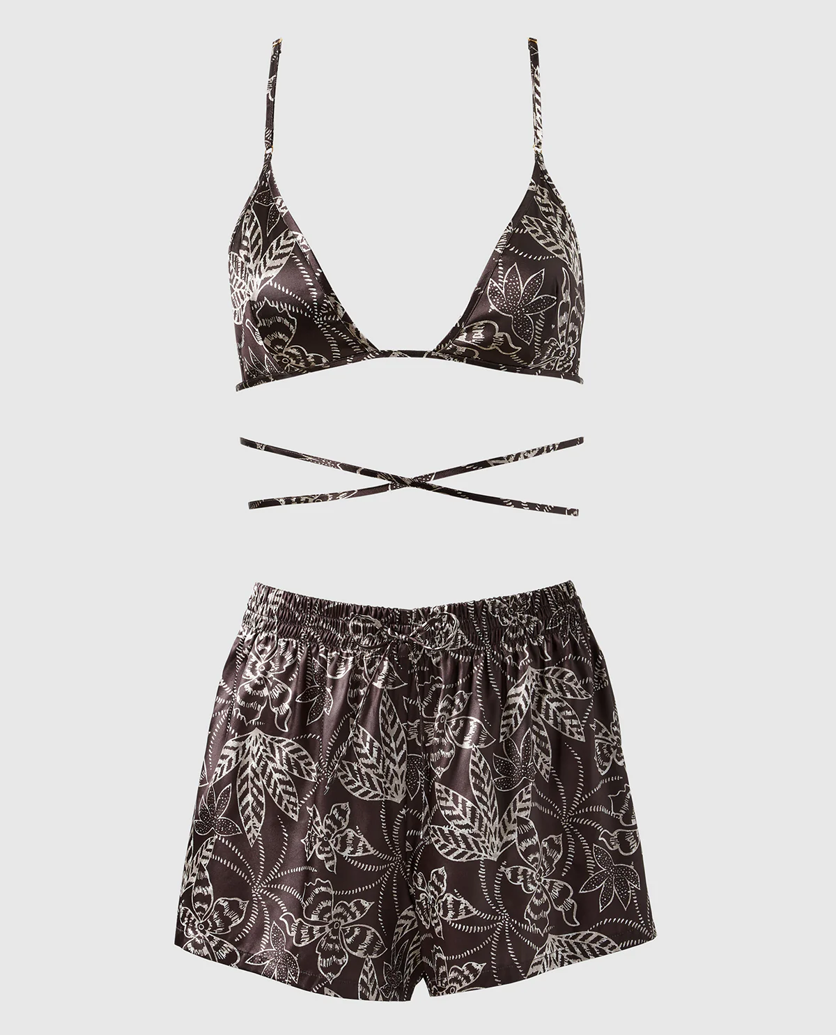 Satin Triangle Bralette - Image 3