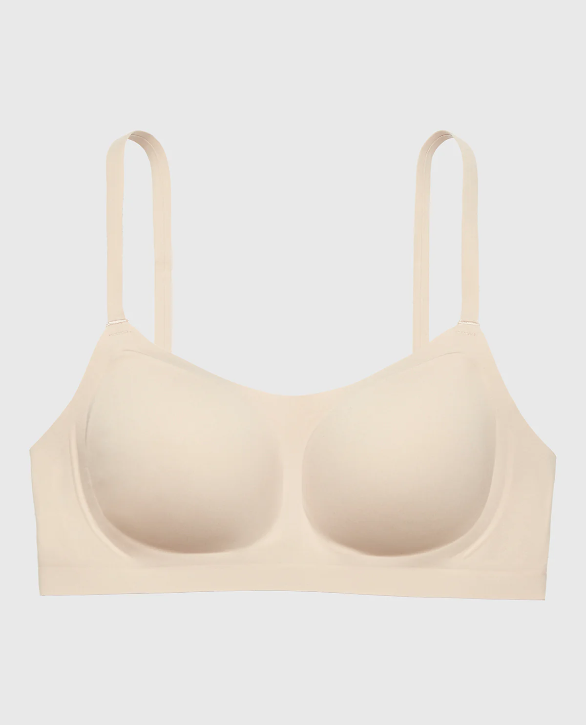 Scoop Neck Padded Bralette in Rosetan - Image 5