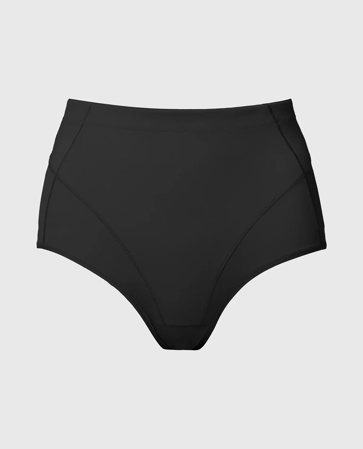 Sculpting Mid-Waist Brief in Tuxedo Black - Image 4