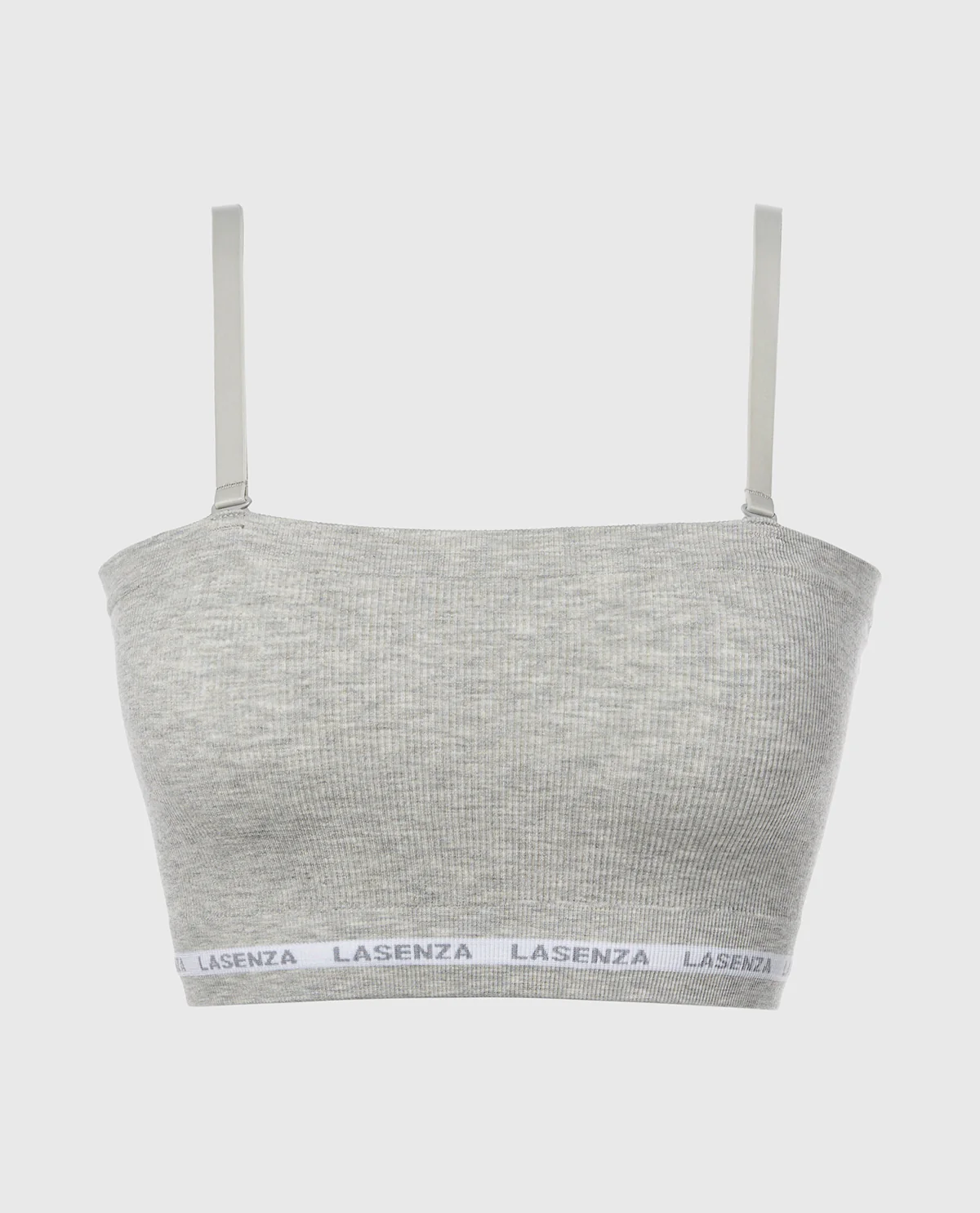 Seamless Bandeau in Heather Grey - Image 5