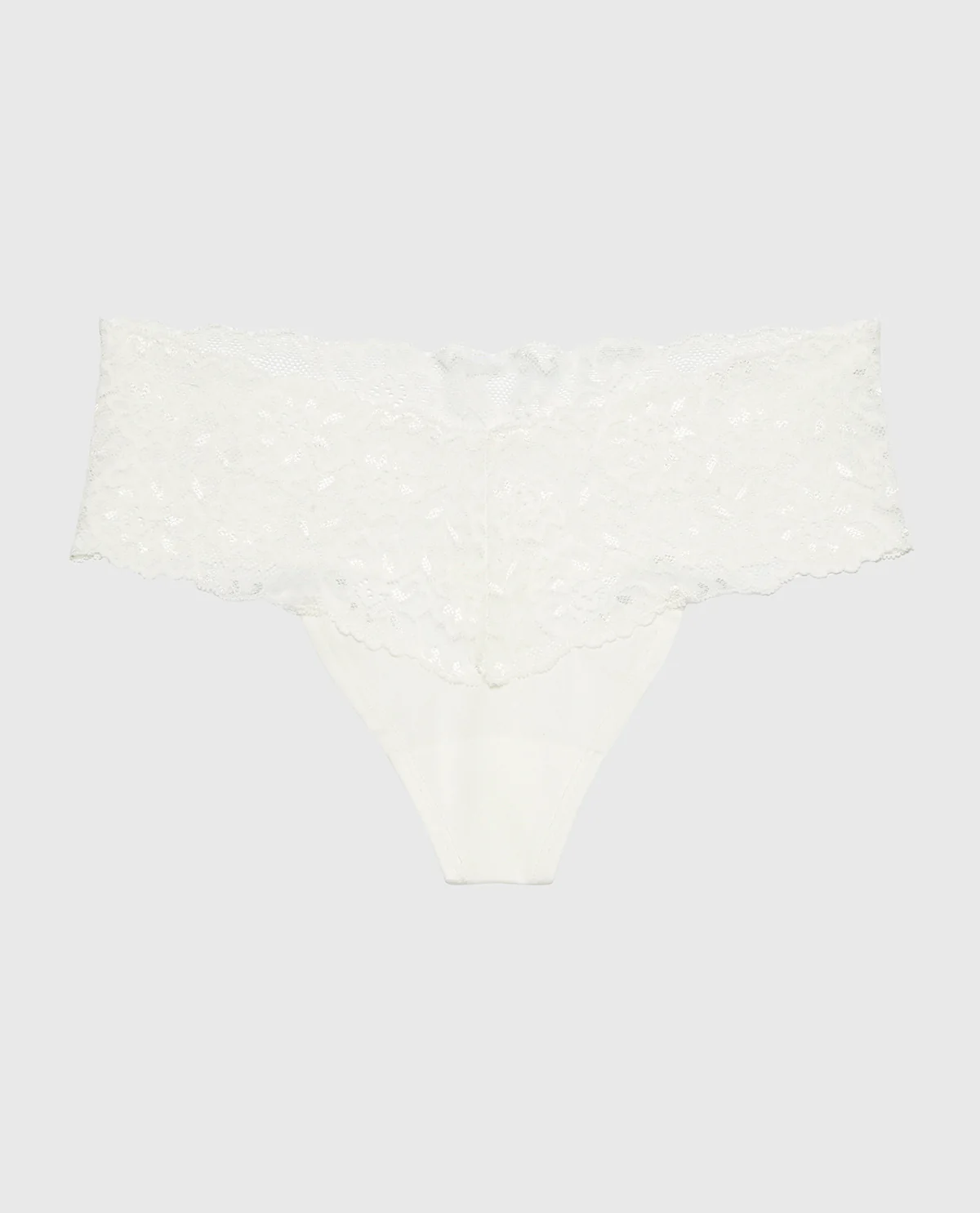Sexy Lace Thong Panty in Ivory - Image 4