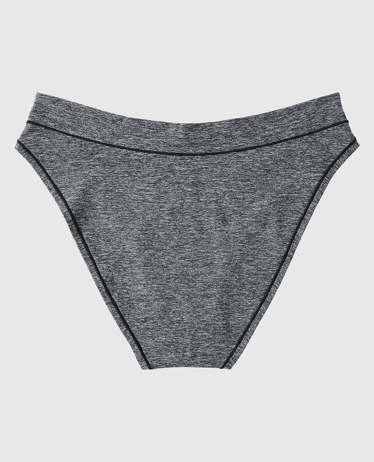 Smooth Comfort High Leg Bikini Panty in Tuxedo Black - Image 4
