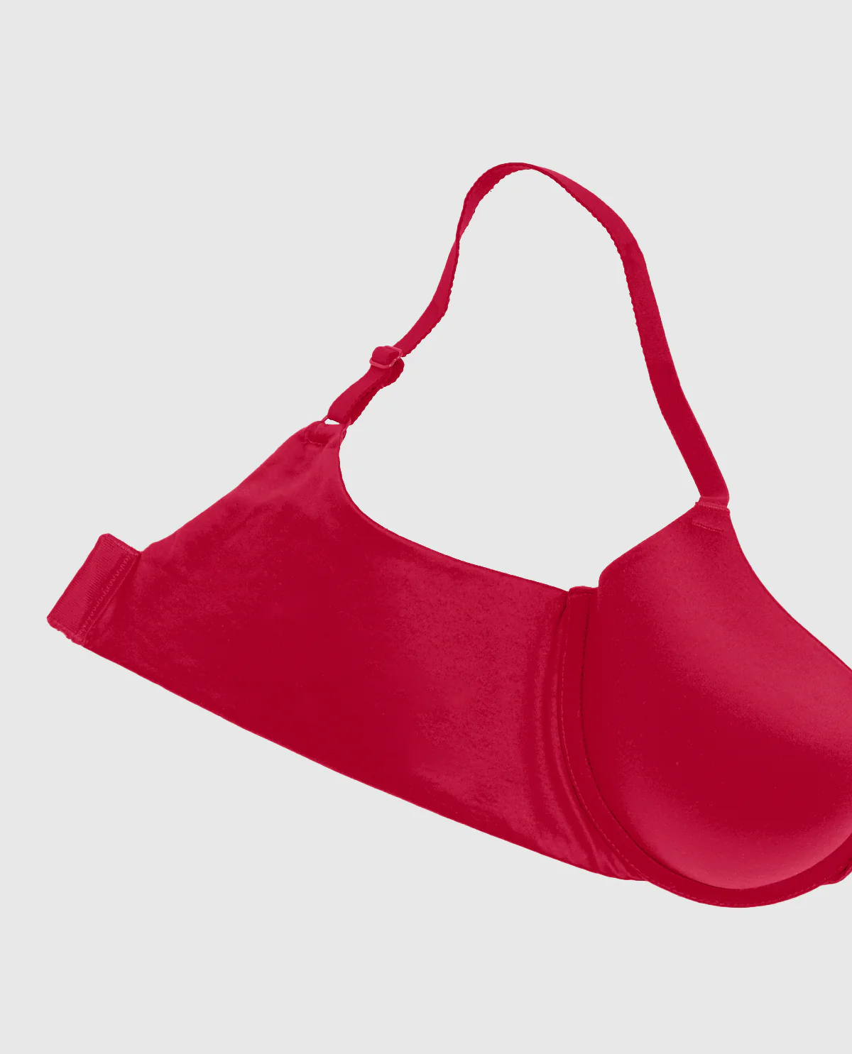 Comfort Lightly Lined Demi Bra in Cosmo Red - Image 6