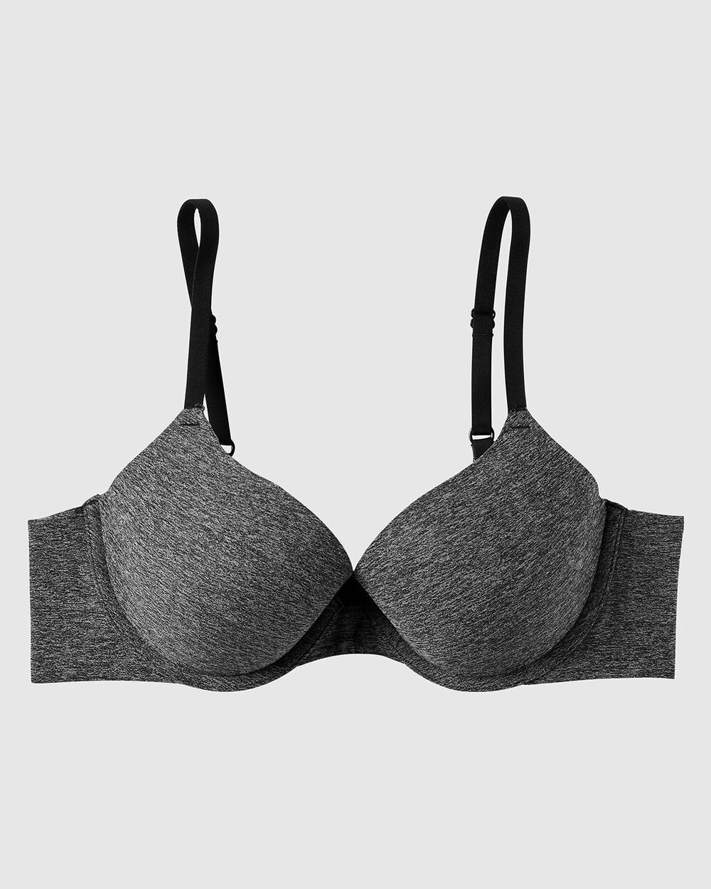 Comfort Lightly Lined Demi Bra in Black - Image 6