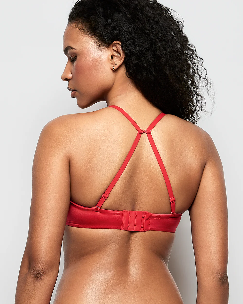 Comfort Push Up Bra in Cosmo Red - Image 4