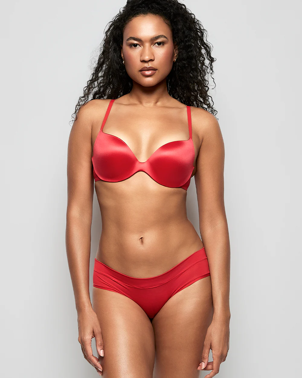 Comfort Push Up Bra in Cosmo Red - Image 5