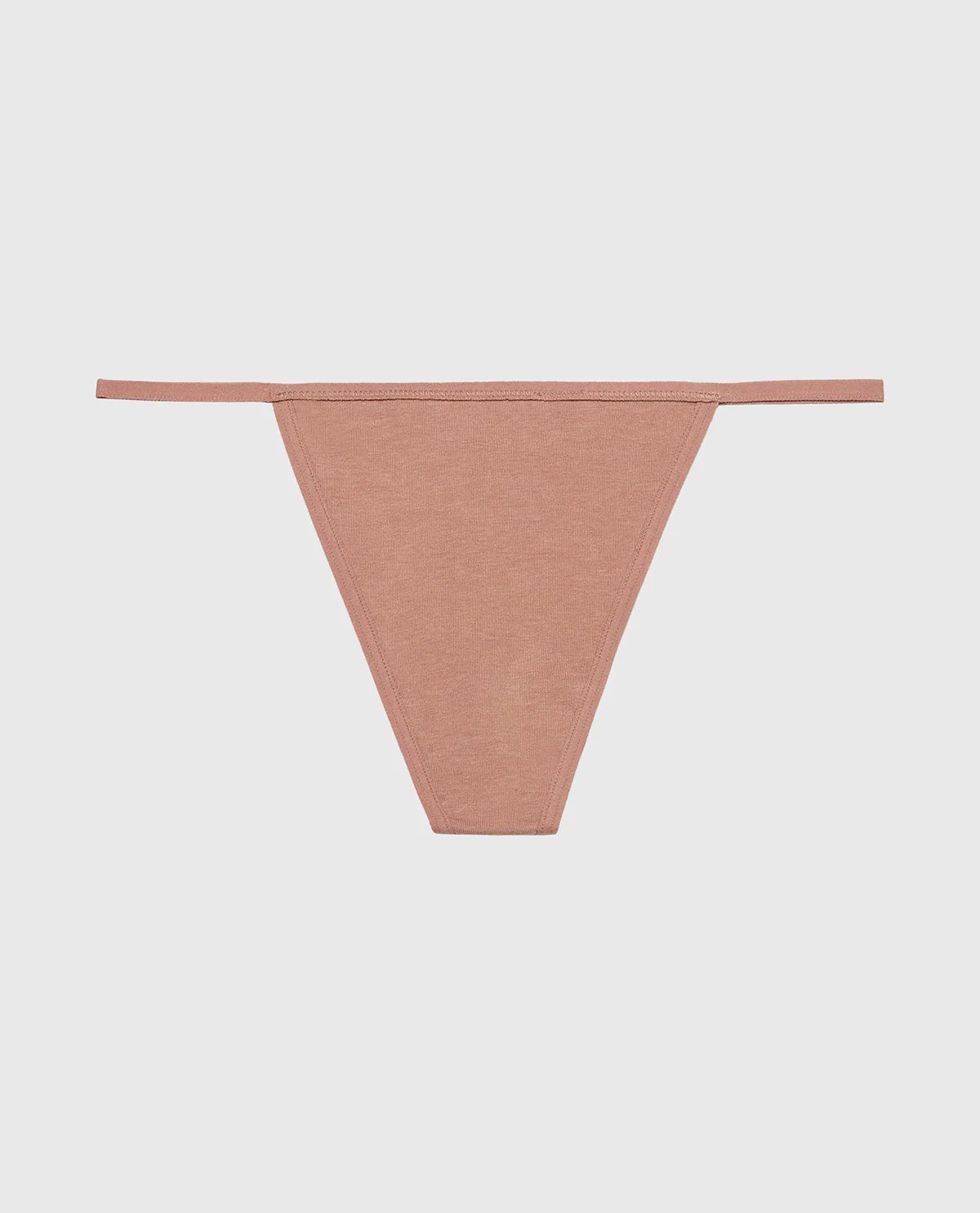 Smooth Cotton G-String Panty in Deer - Image 4