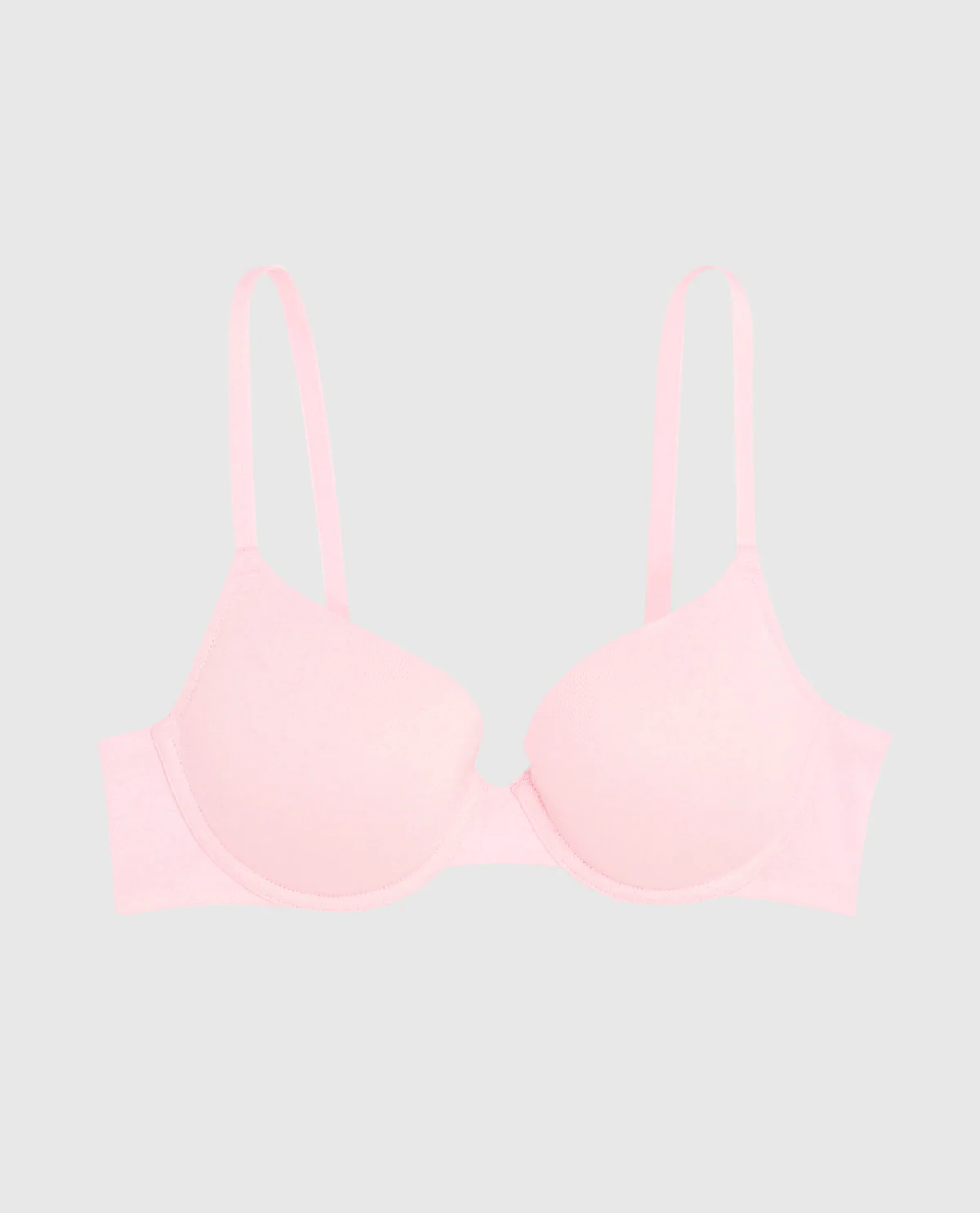 Smooth Lightly Lined Demi Bra in Pink-A-Boo - Image 4