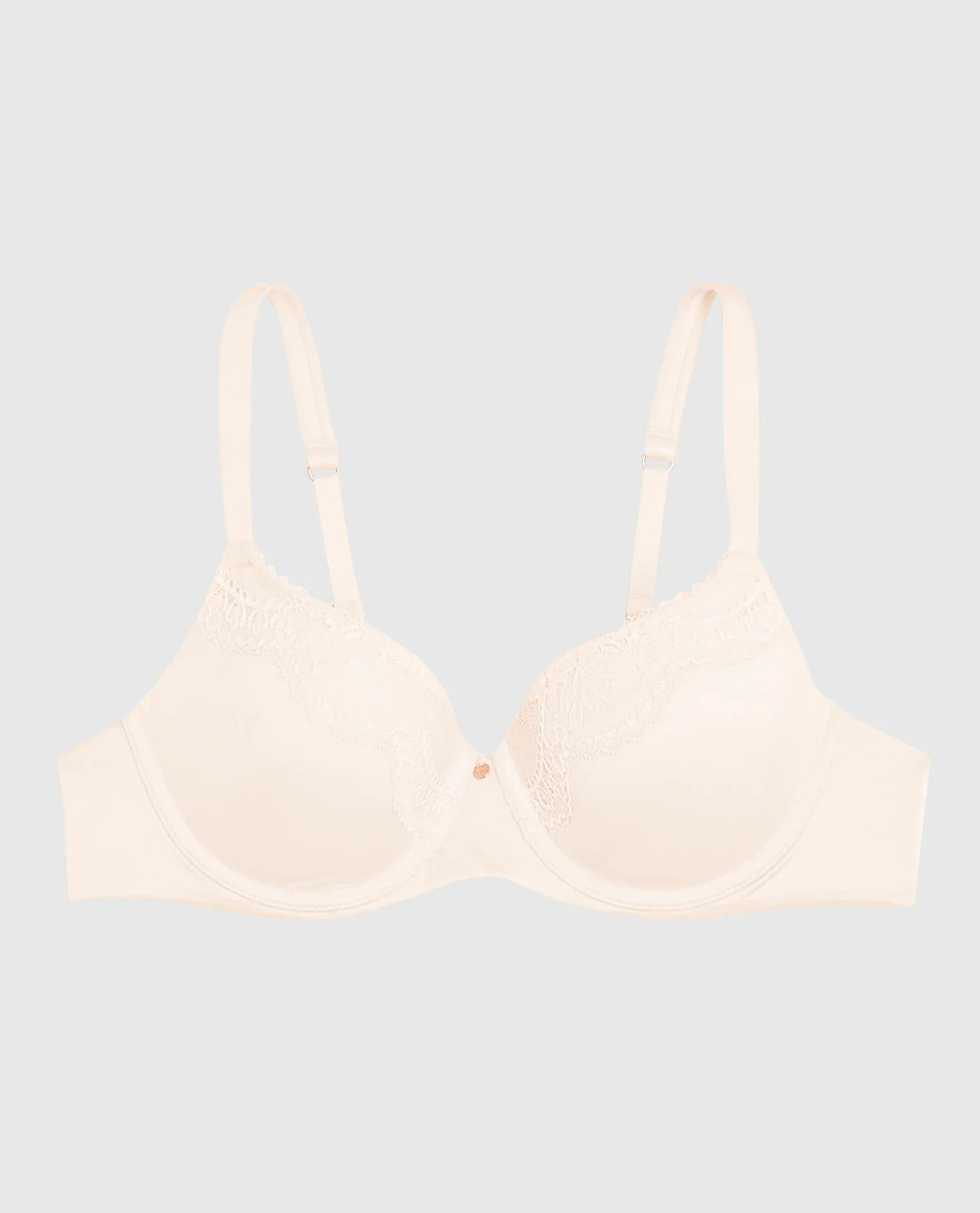 Lightly Lined Full Coverage Bra in Ivory Dawn - Image 4
