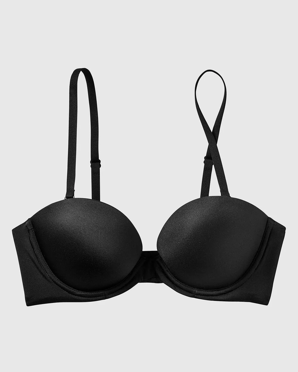 Strapless Push Up Bra in Black - Image 3