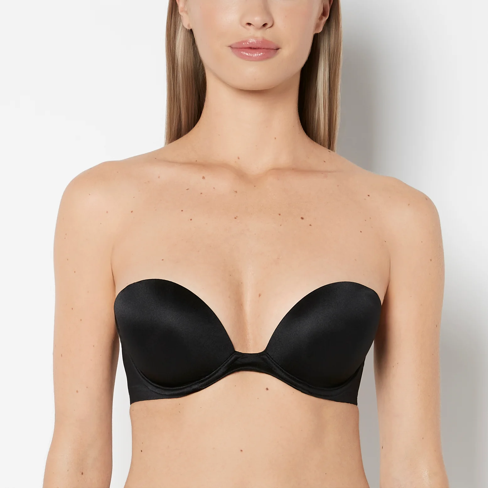 Strapless Push Up Bra in Tuxedo Black - Image 3