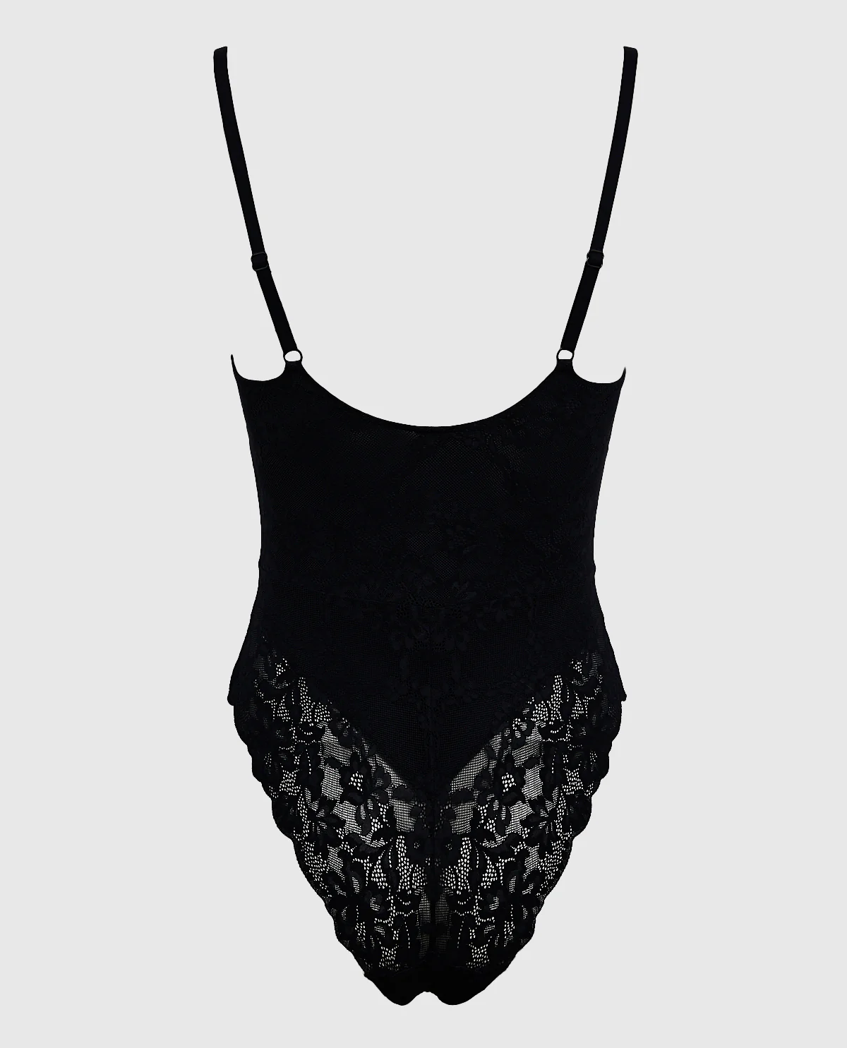 Smoothing Lace Bodysuit in Black - Image 3