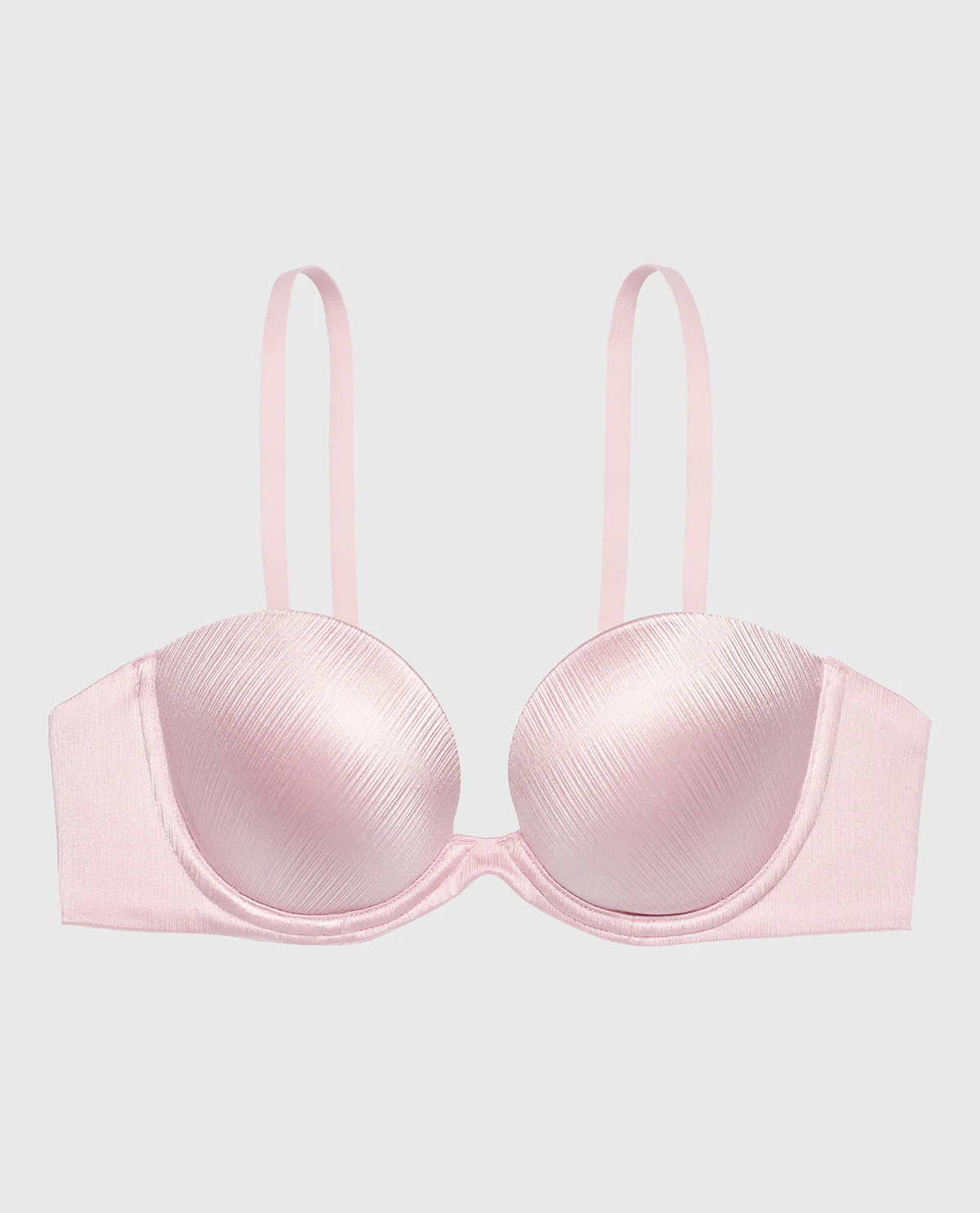 Strapless Push Up Bra in Iced Lilac - Image 11