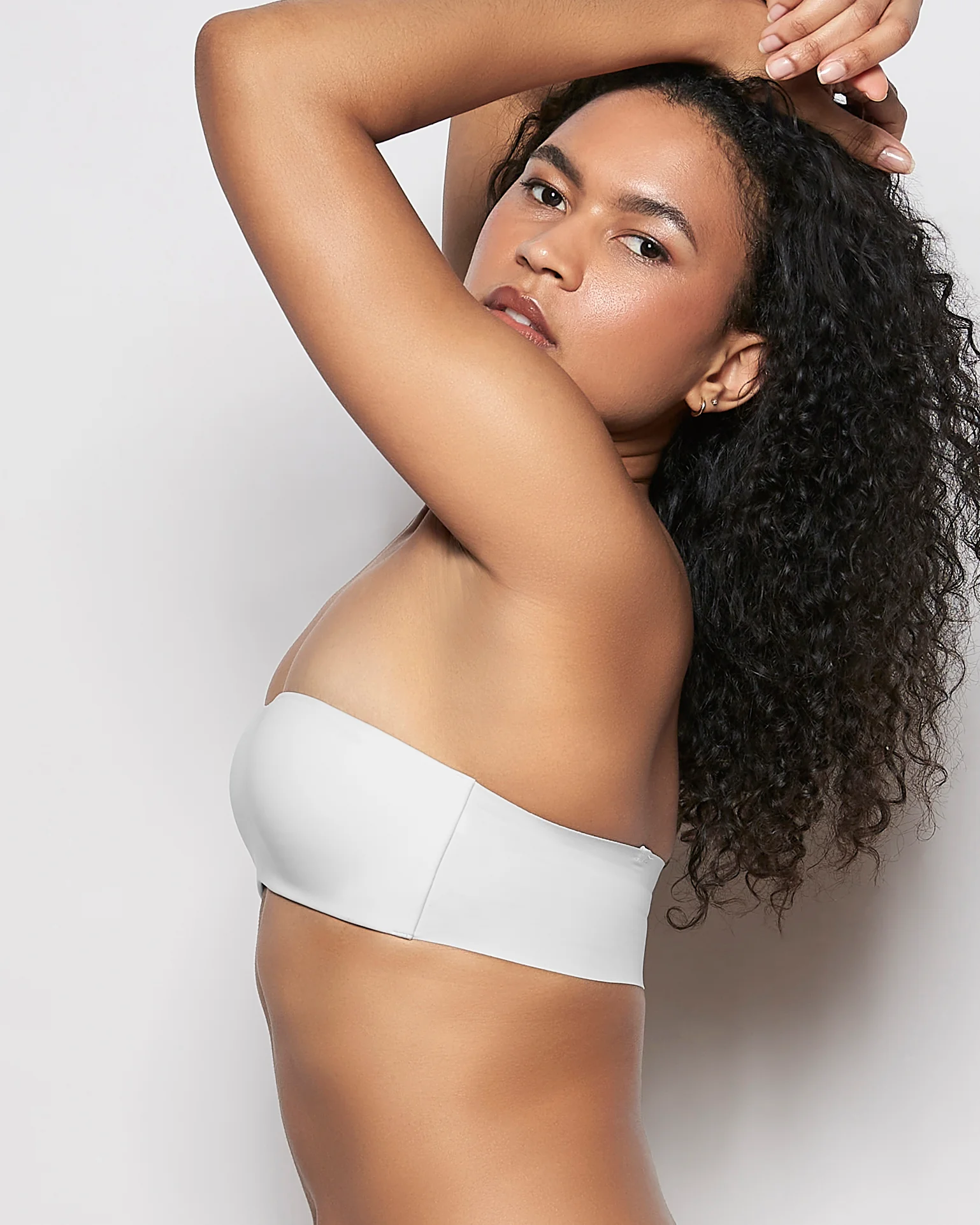 Strapless Wireless Bra in Ivory - Image 5