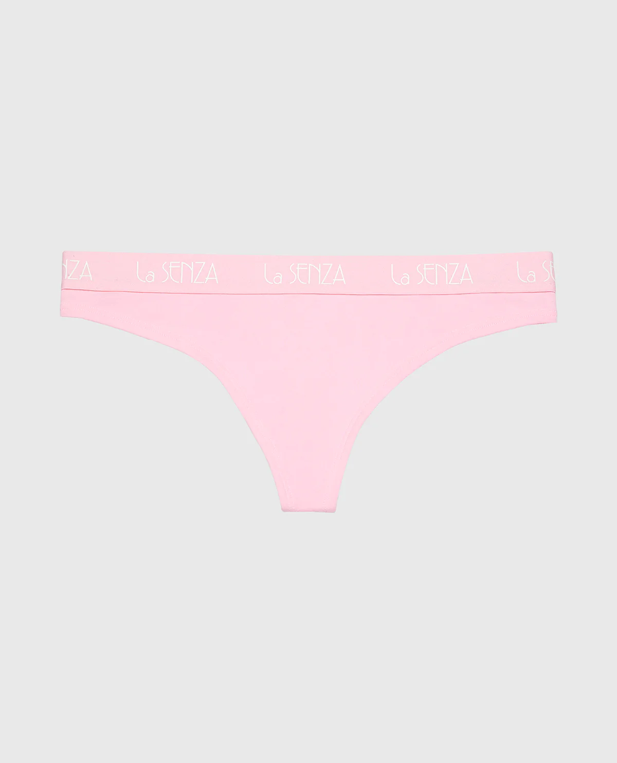 Thong Cotton Panty with Art Deco Logo Band in Sweet Dream - Image 4