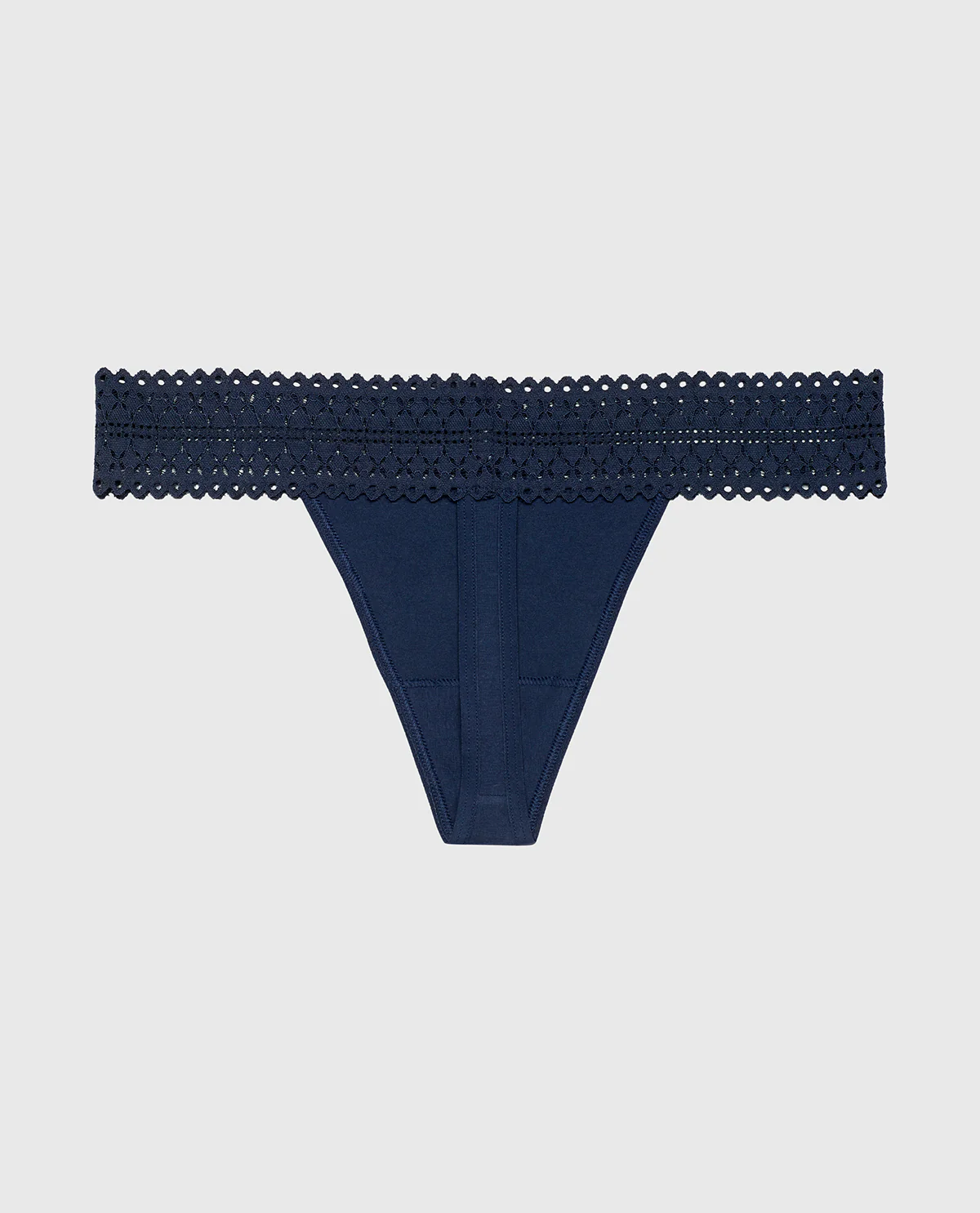 Thong Panty in Dark Navy - Image 5