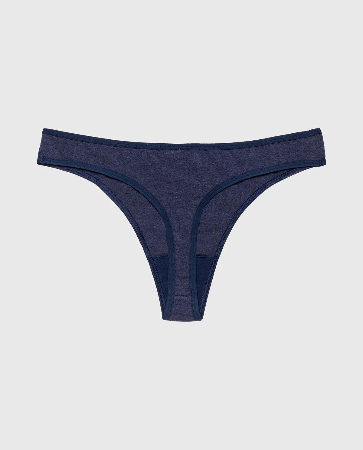 Thong Panty in Dark Navy Heather - Image 5