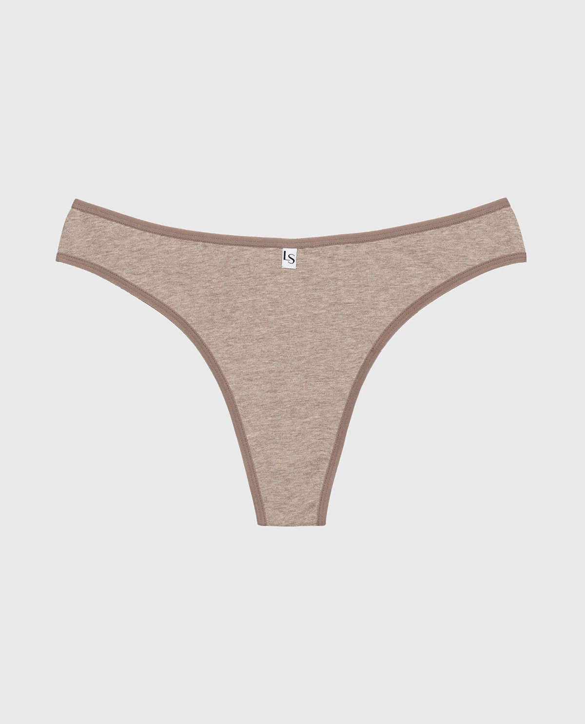 Thong Panty in Leafless Tree Heather - Image 4