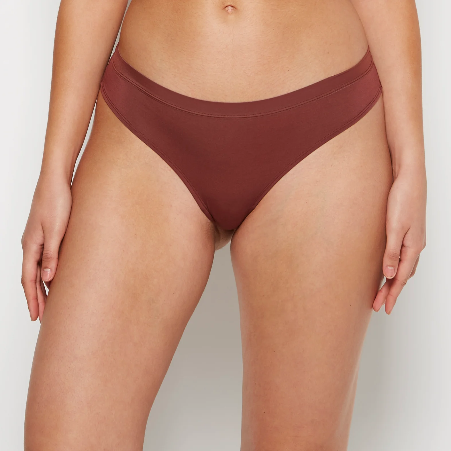 Thong Panty in Root Beer