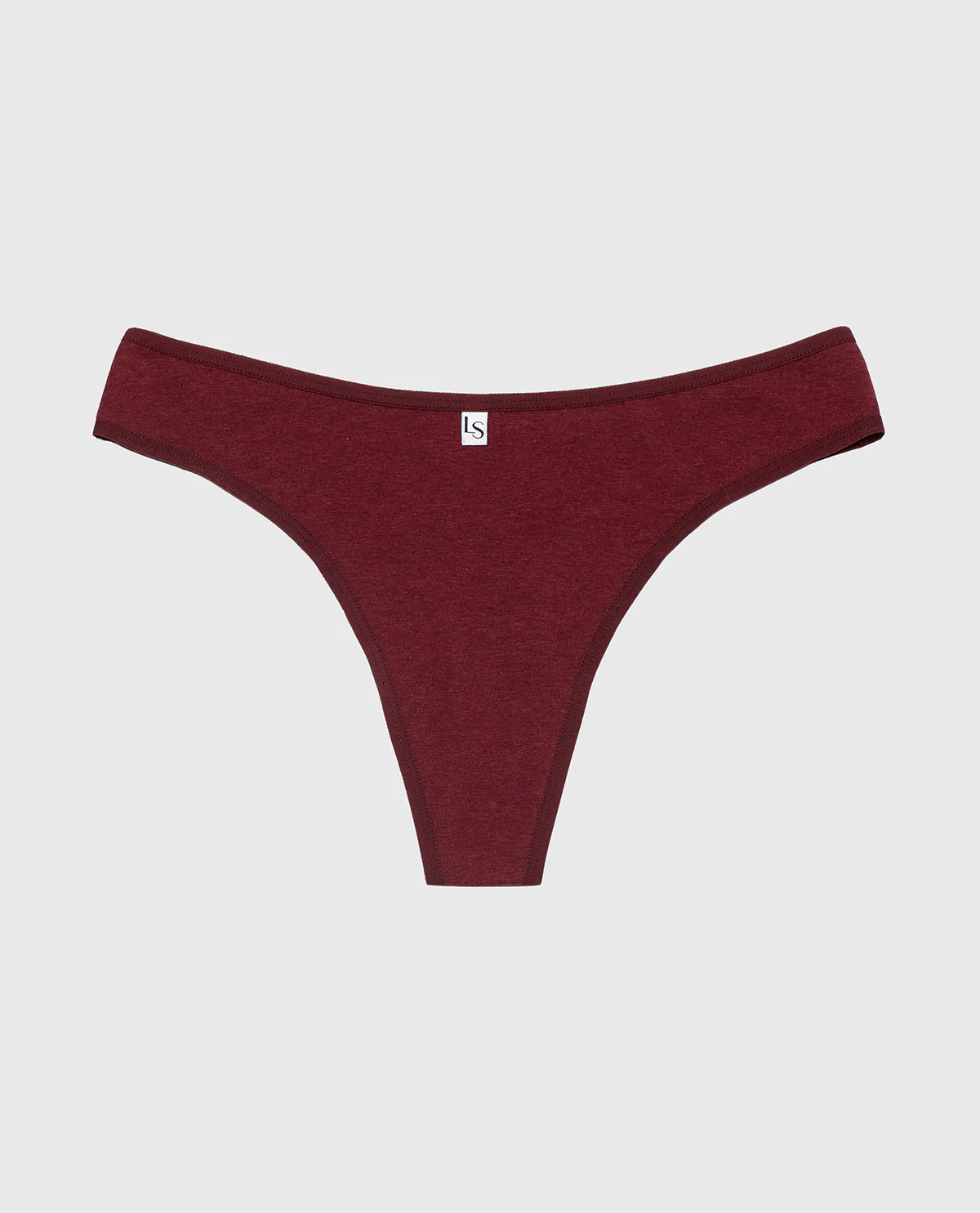 Thong Panty in Russian Ruby Heather - Image 4