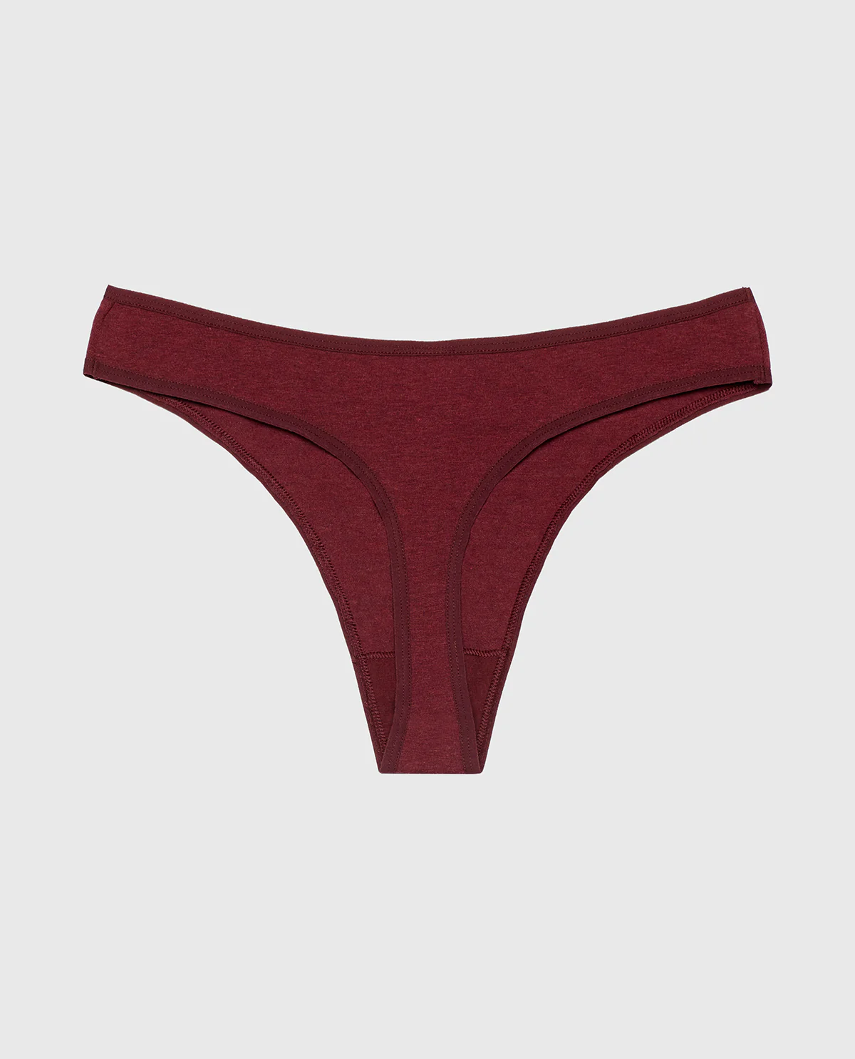 Thong Panty in Russian Ruby Heather - Image 5