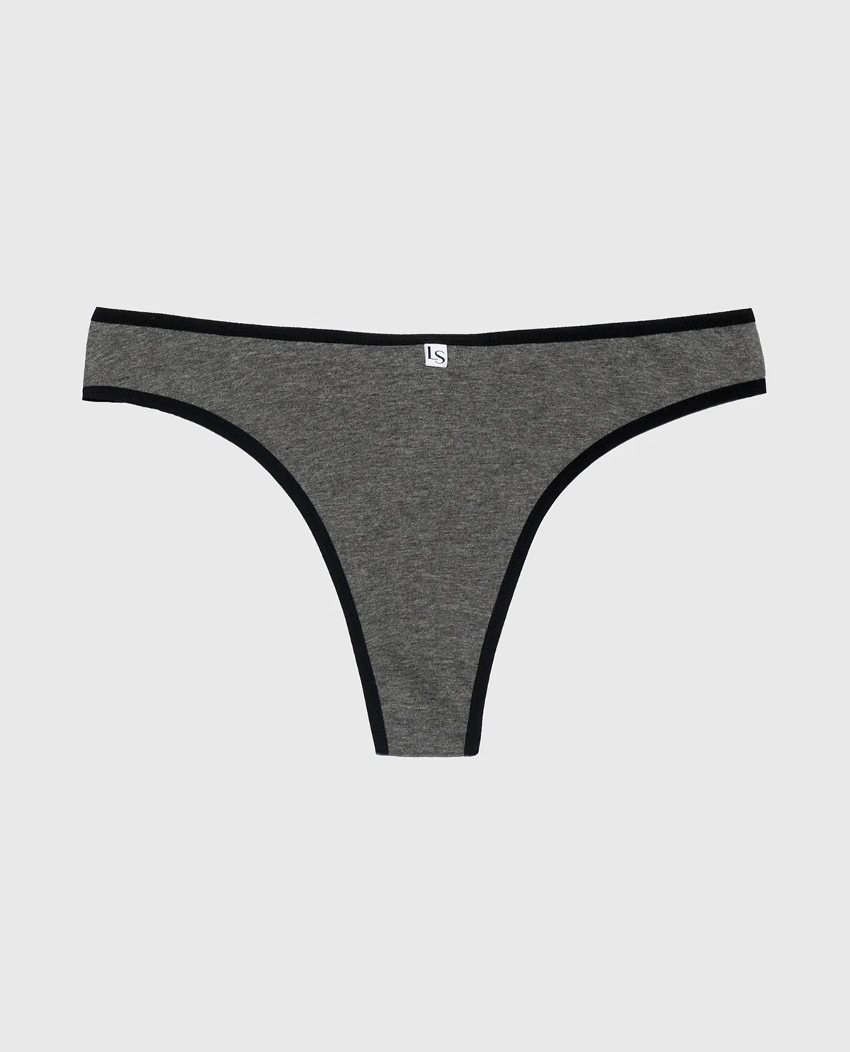 Thong Panty in Tuxedo Heather - Image 4