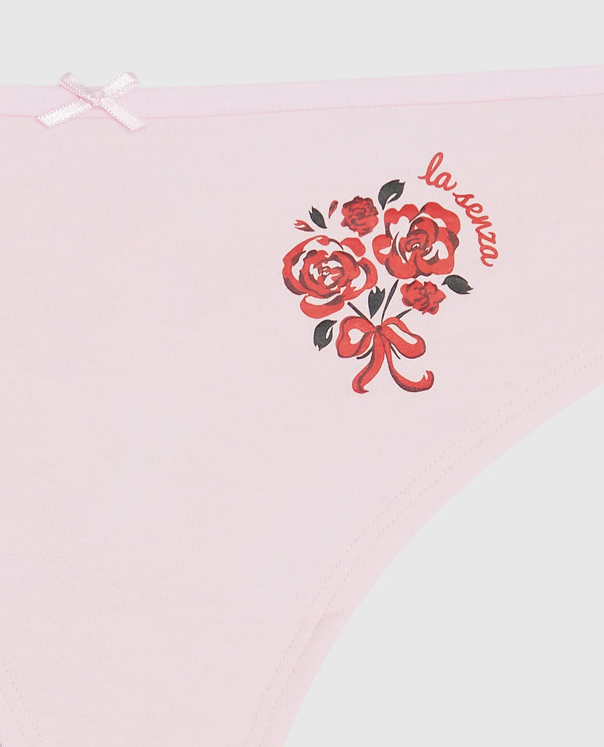 Thong Panty with Bow in Pink-A-Boo - Image 6