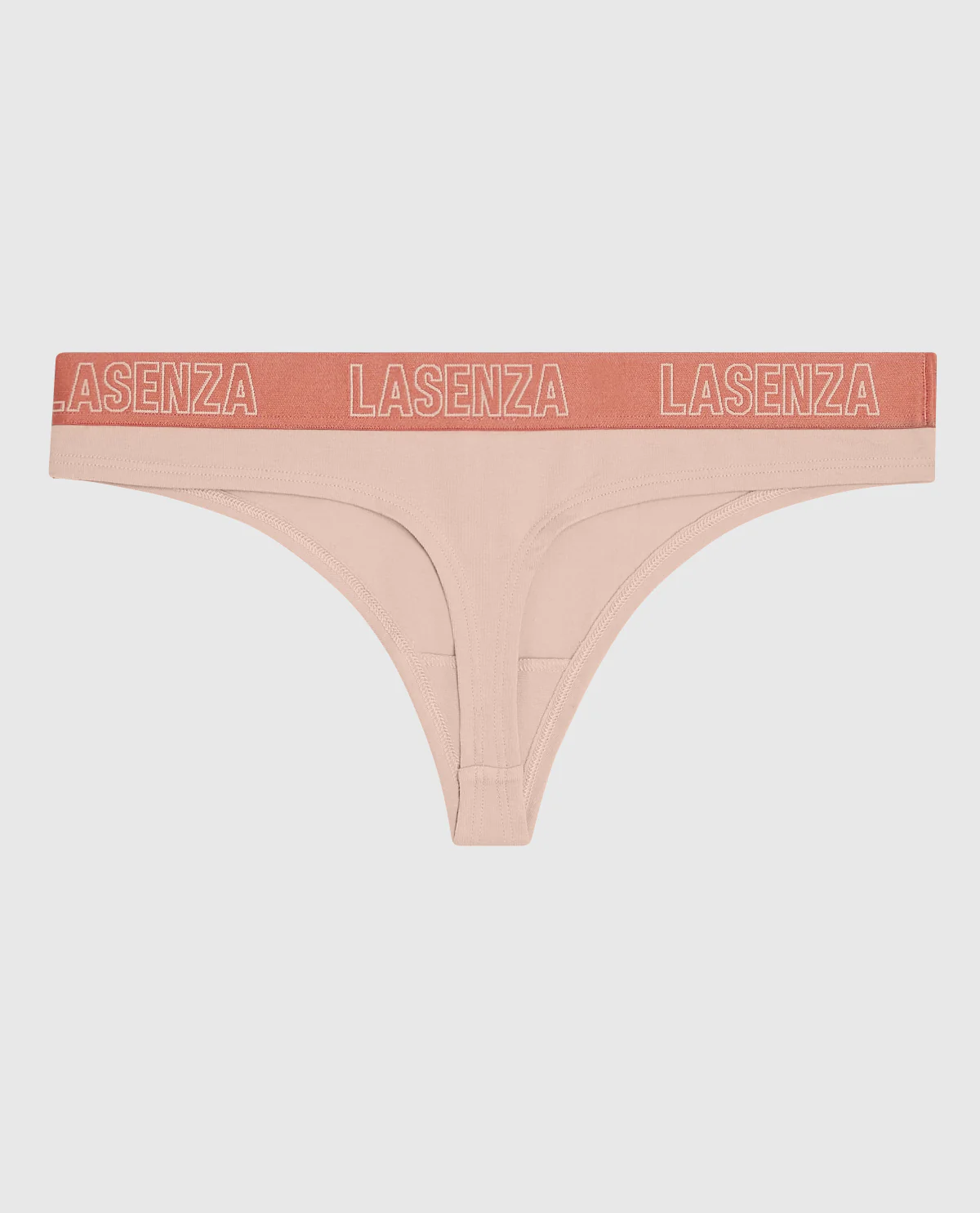 Thong Panty with Logo in Peaceful Peach - Image 5