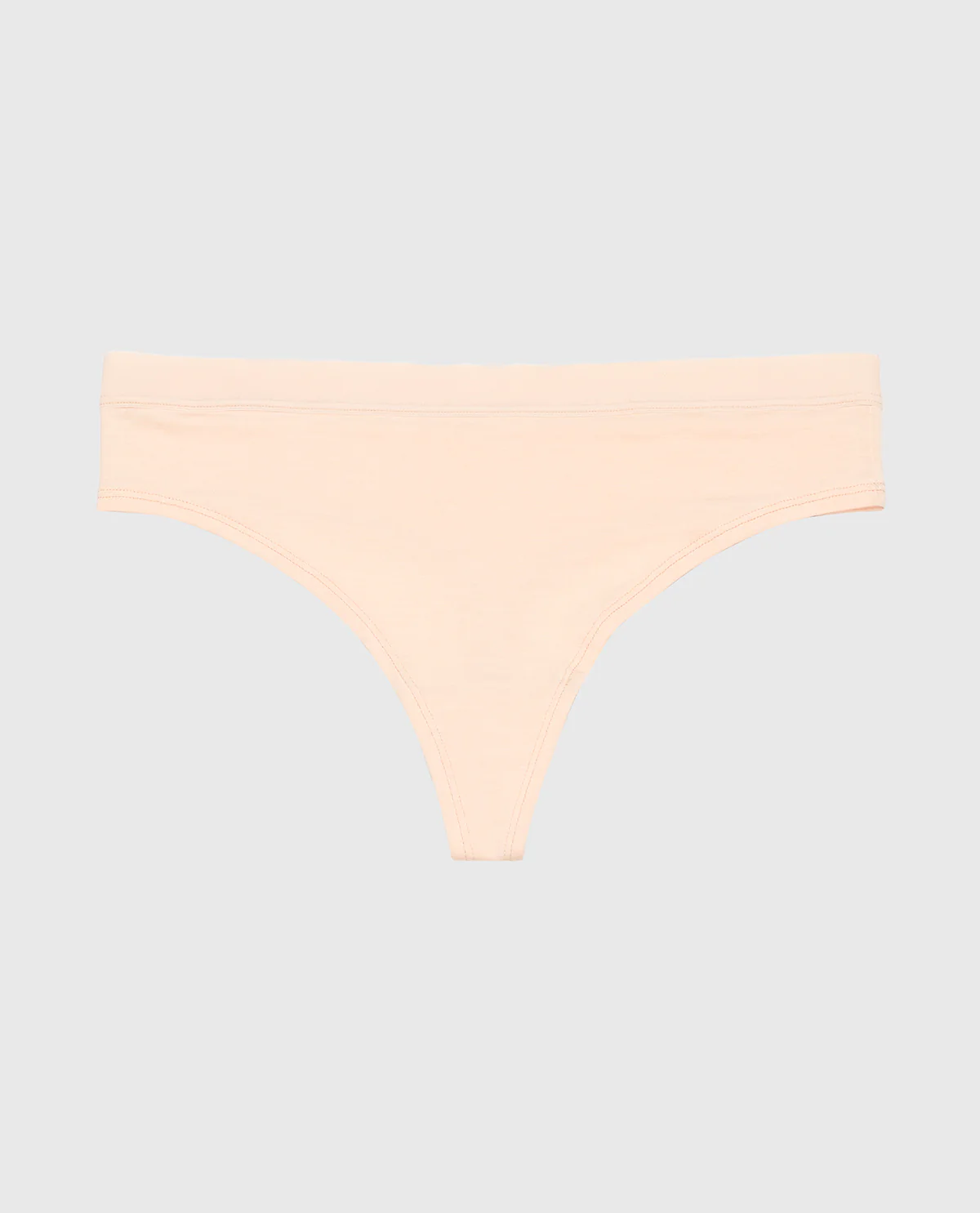 Thong Panty With Vanishing Trim in Cameo Rose - Image 4