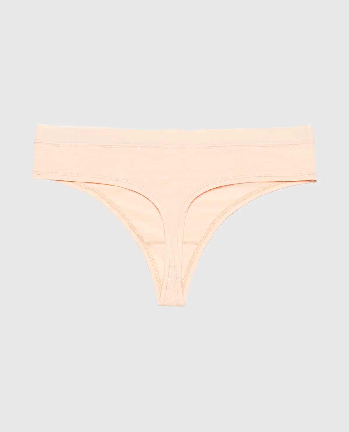Thong Panty With Vanishing Trim in Cameo Rose - Image 5