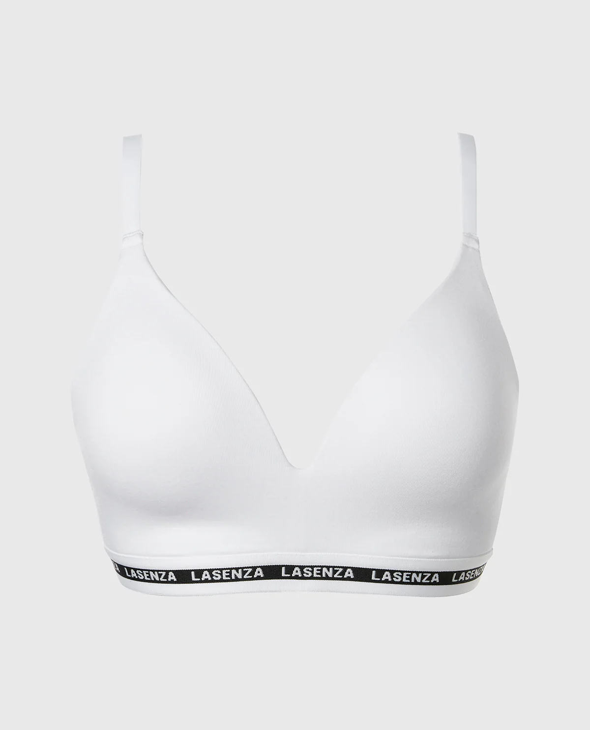 Triangle Padded Bra in Powdered Sugar - Image 4