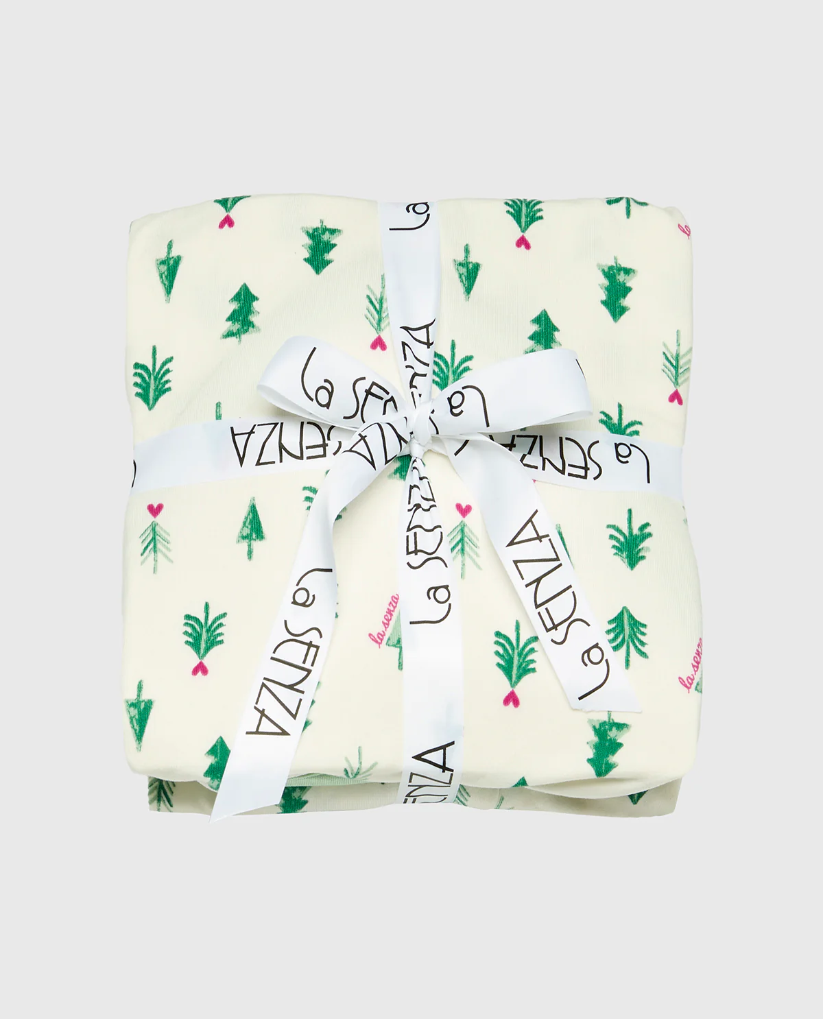 Two-Piece PJ Set in Tiny Trees - Image 4