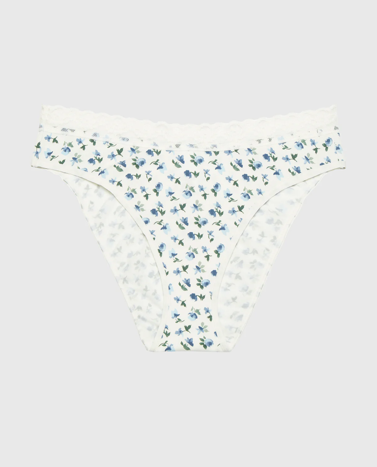 Ultrasoft Modal Bikini Panty With Lace Trim In Breezy Floral - Image 4