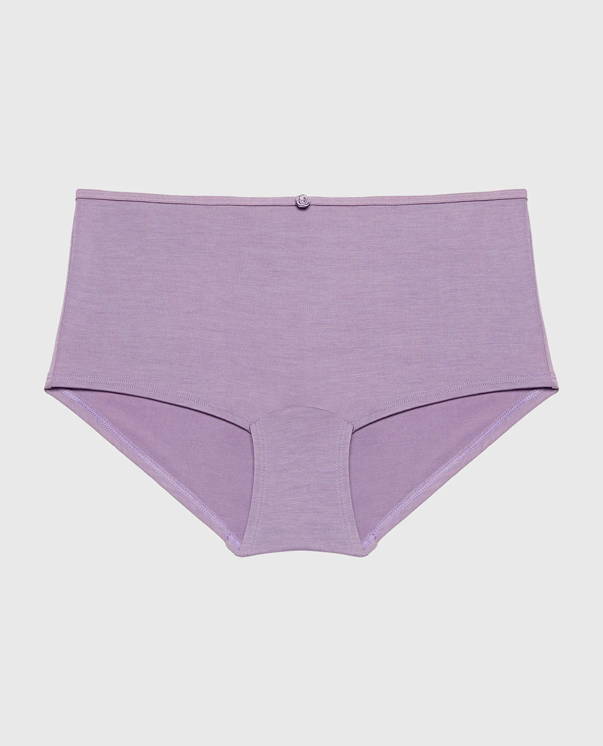 Ultrasoft Modal Boyshort  Panty with Rosette Detail in Purple Haze - Image 4
