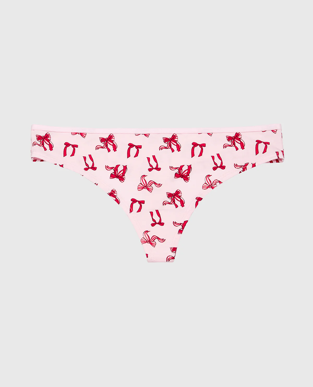 Ultrasoft Modal Cheeky Thong Panty in Sweet Bows - Image 4