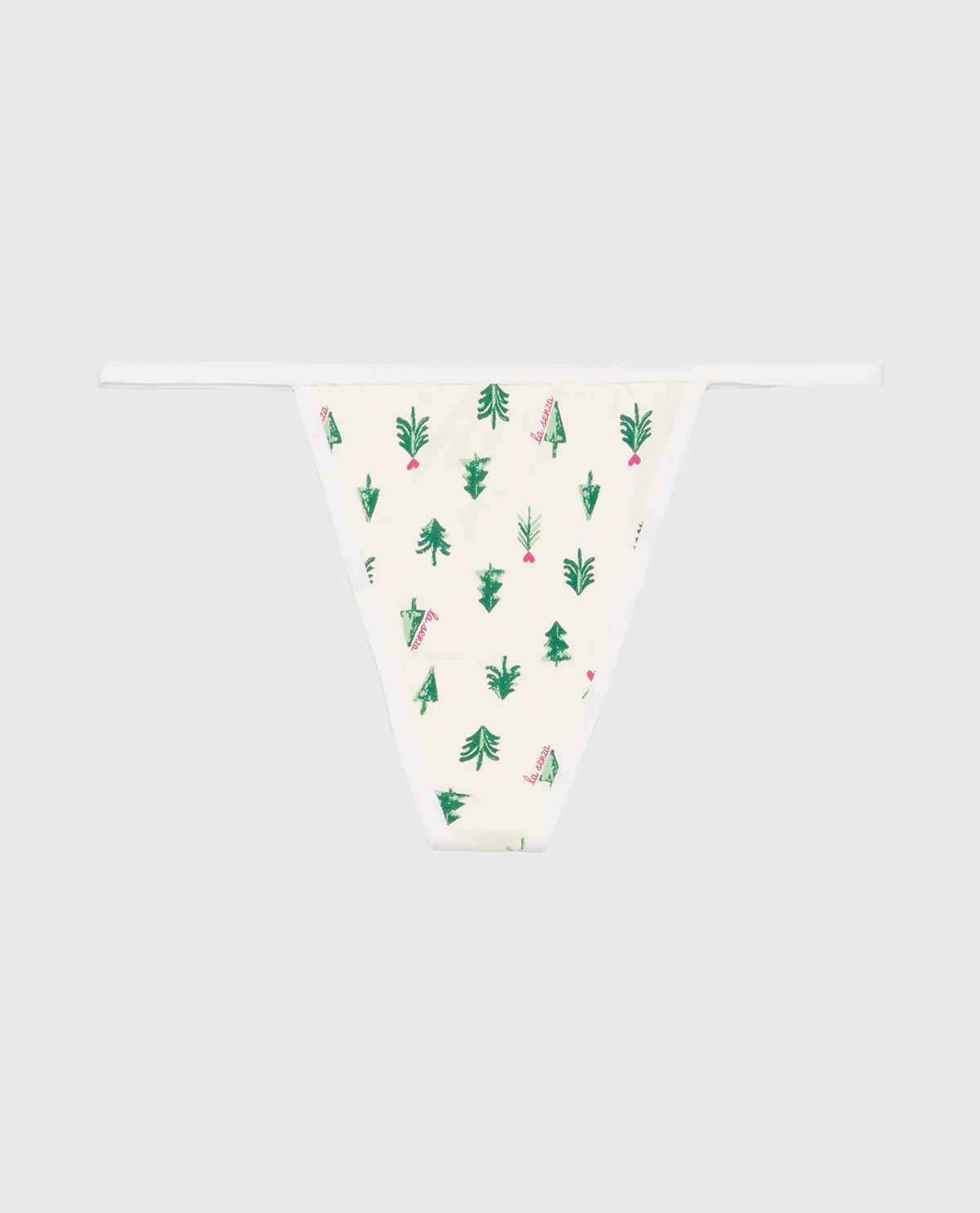 Ultrasoft Modal G-String Panty in Tiny Soft Trees - Image 4