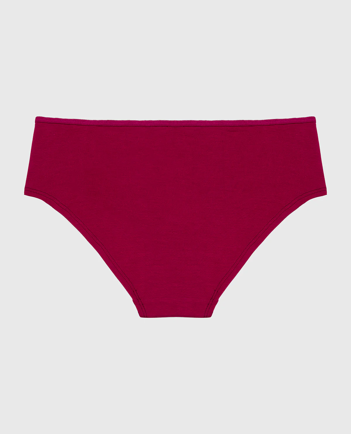 Ultrasoft Modal Hipster Panty with Rosette Detail in Plum Rose - Image 5