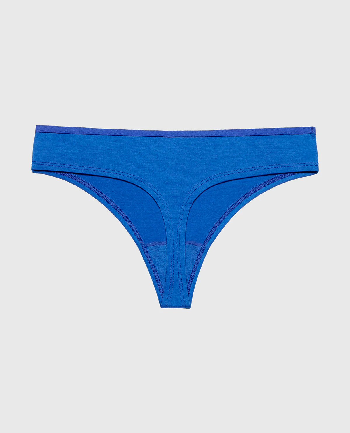 Ultrasoft Modal Thong Panty in Dazzling Blue - Image 4