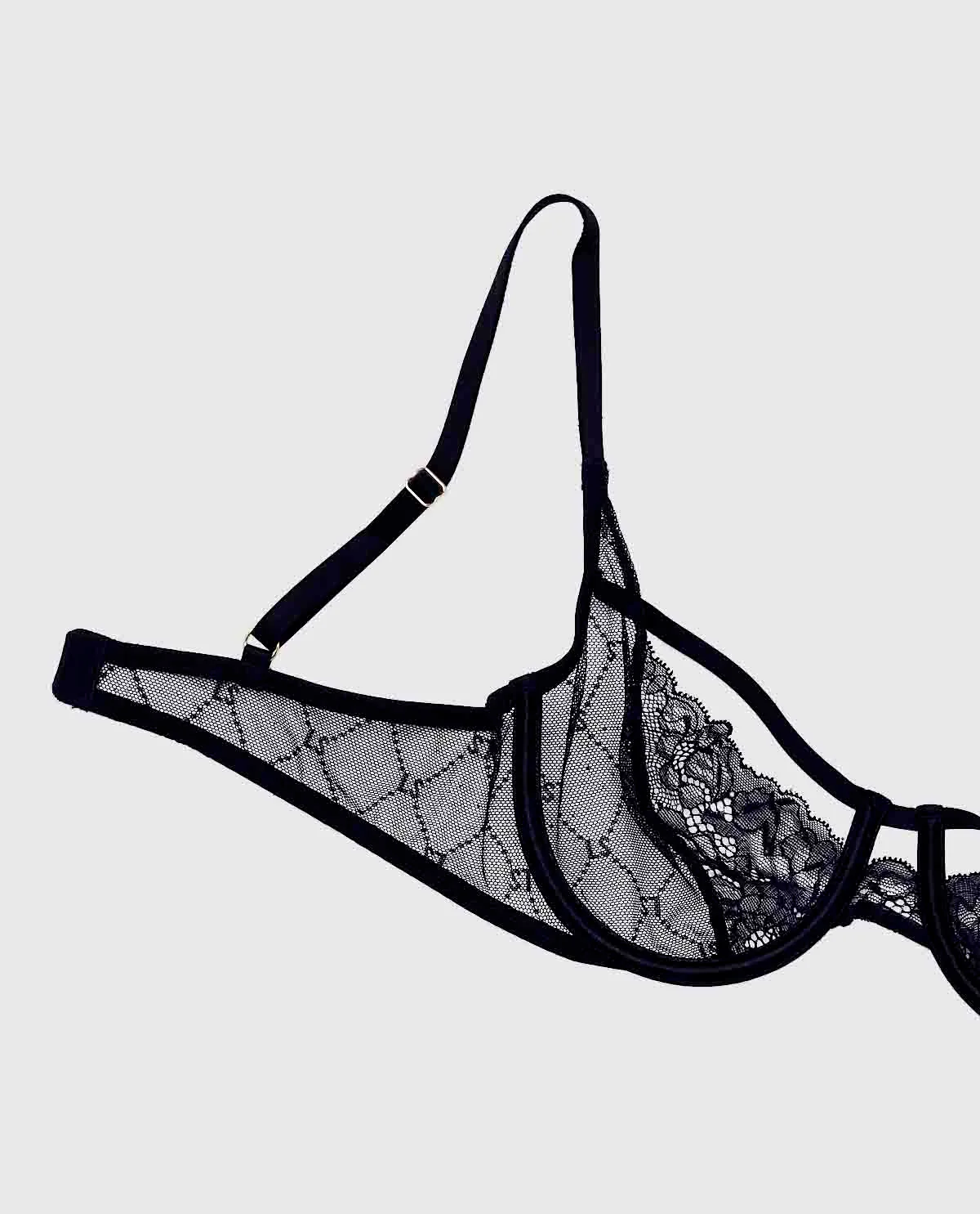 Unlined Lace Bra - Image 2