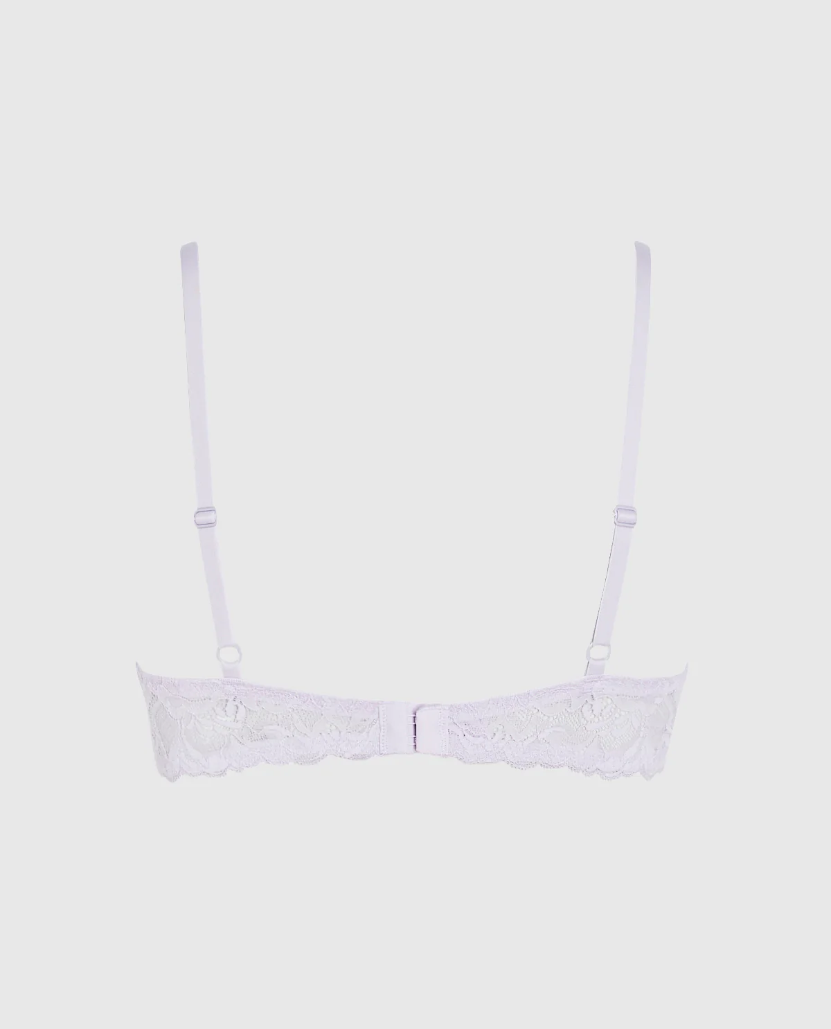 Unlined Lace Demi Bra in Lavender Cake - Image 5